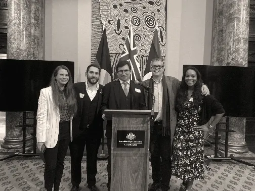 QSECDEF members collaborating at an international event